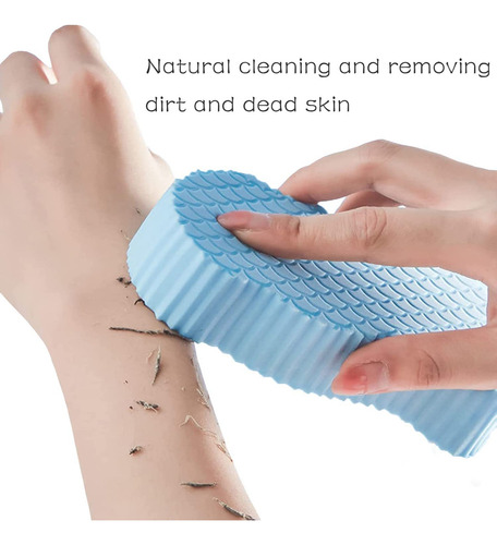 Esponja De Baño Exfoliante De 4 Colores, Cepillo De Ducha Su