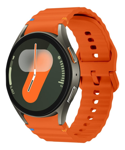 Correa De Silicona Naranja Para Samsung Galaxy Watch 7 40/44