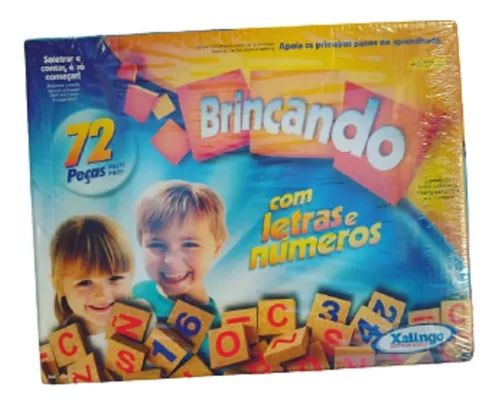 Brincando com Letras e Números Xalingo – JR Papelaria