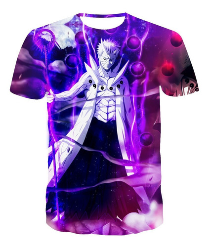 Camiseta Naruto Moda  Sasuke Impreso En 3d Kakashi Sasuke