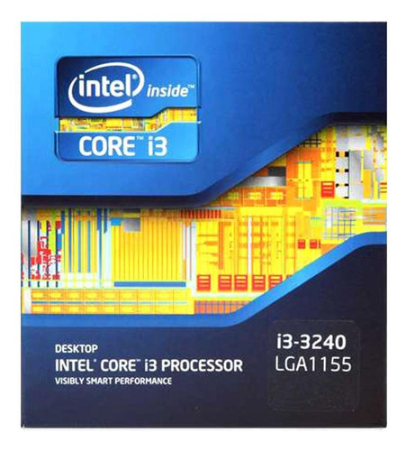 Imagem 1 de 3 de Processador Intel Core i3-3240 BX80637I33240 de 2 núcleos e 3.4GHz de frequência com gráfica integrada