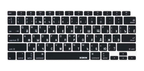 Funda Teclado Silicona De Macbook Air 13  2020 | Ruso/ing...