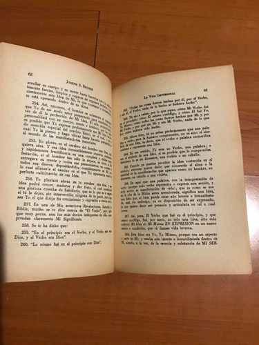 La Vida Impersonal Joseph Benner (Usado)