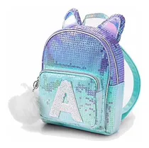 Comprar Justice Mini Mochila Gatito Letra R En Tonos Turquesa