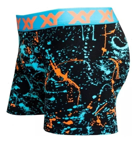 Boxer Hombre Xy Cromosoma Boxer Con Elástico Estampado S/xxl