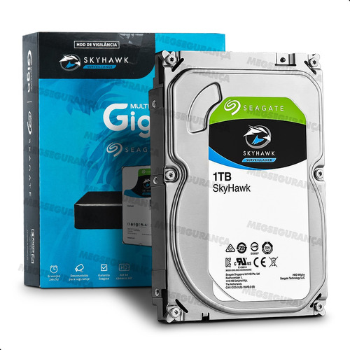 Hd Seagate Sata 3,5´ Surveillance Skyhawk 1tb 5400rpm 64mb