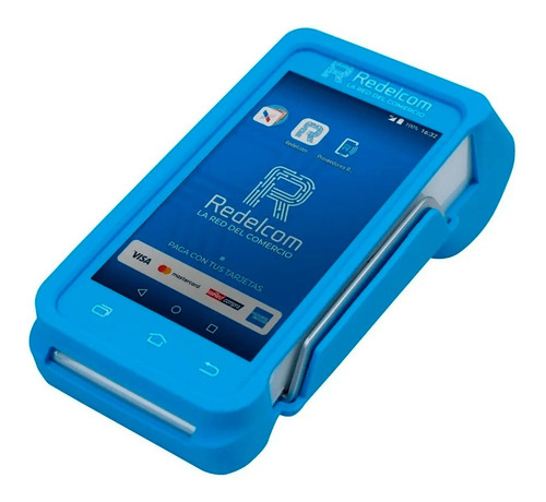 Imagen 1 de 5 de Maquina Movil Pos R3 Redelcom + 10 Rollos Regalo + Letreros