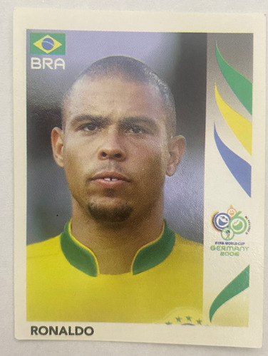 Figuritas Mundial 2006 Ronaldo Nazario-brasil