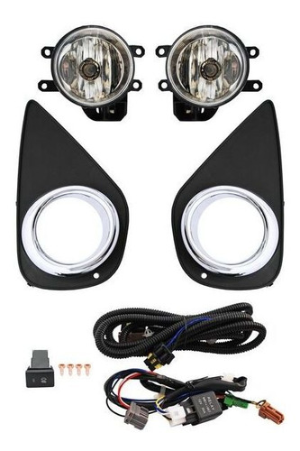 Faro Niebla Yaris 14 15 16 5p C/parrilla Filo Crom Jgo