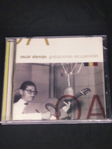 Cd  Oscar Aleman Grabaciones Recuperadas        Supercultura