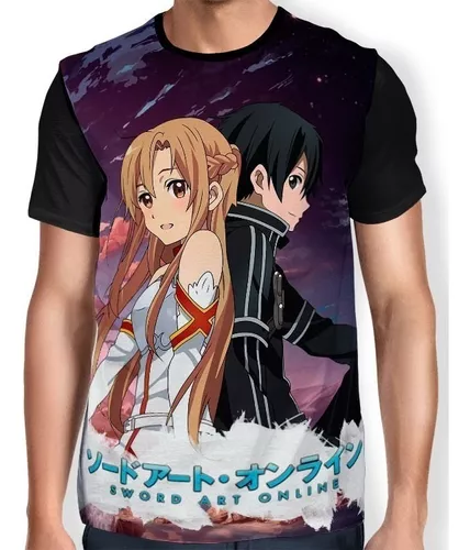 Camiseta Anime Sword Art Online - Estampa Total