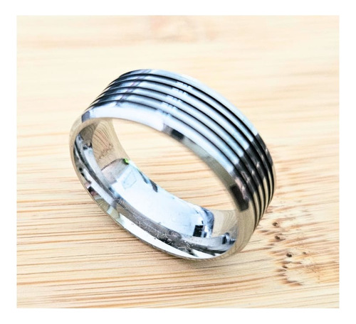 Anillo Argolla Hombre Mujer Acero Inoxidable