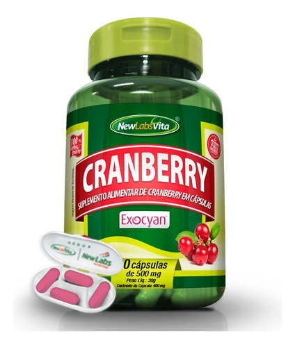 Cranberry Formula Concentrada 60caps - New Labs Vita C/nfe