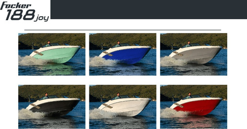 Imagem 9 de 10 de Lancha Focker 188 Joy Motor 100hp E Carreta