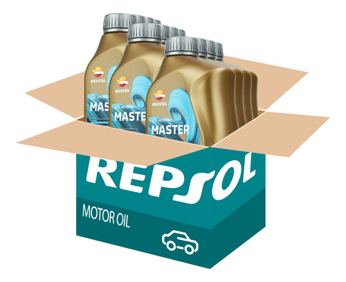 Kit 12l Óleo Repsol 0w30 Sintético Acea C2 Ford 950a Jlr5007