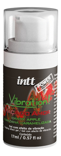 Intt Maça do Amor gel de massagem vibration power extra forte sabor Maça Do Amor