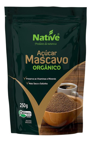 Açúcar Mascavo Orgânico Native 250g