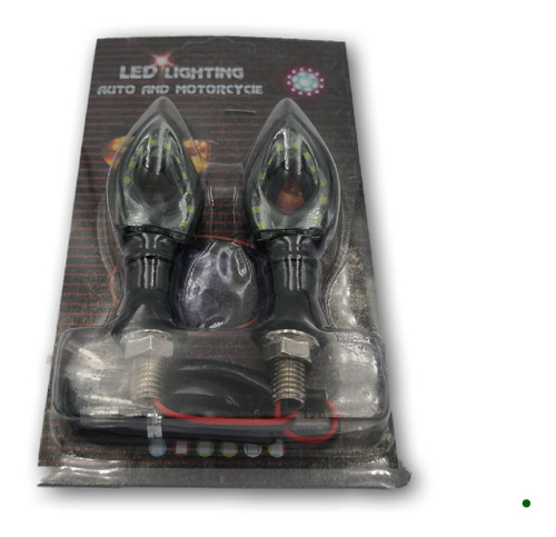 Imagen 4 de 4 de Luz Cruce Led Flecha 12led Luz Blanca Moto