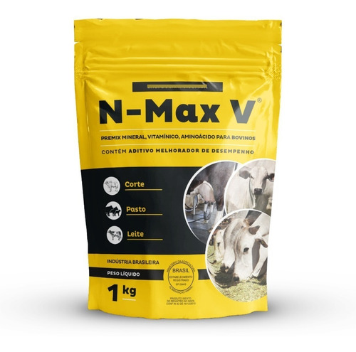 Aumenta Lactação Em Vacas De Leite  - N-max V - 20 Kg 