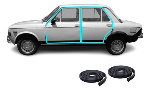 Burlete Fiat 128 71-90 prta x2