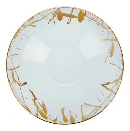 Ensaladera Redonda Raptures Gold 25 Cm Noritake