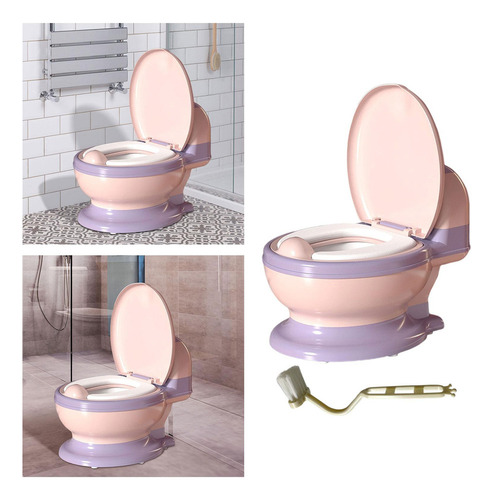 A Orinal Para Bebé, Aro Asiento Pvc Rosa