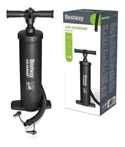 Inflador Manual Para Pileta Bestway 48 Cm