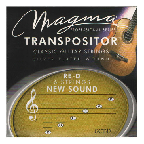 Encordado Transpositor Magma  Gct-d New Sound Re-d Cu