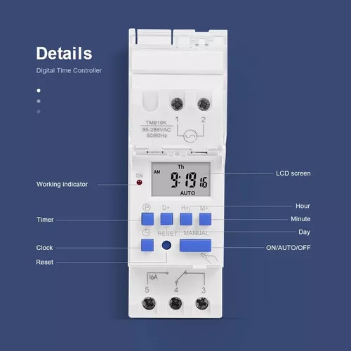 TE61 - Temporizador electrónico digital 110V R78191 EBCHQ