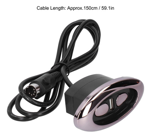 Controlador De Sofá Reclinable Eléctrico 2 Botones 5 Pines