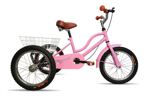 Triciclo Infantil Santorini Rodada 16 Color Rosa