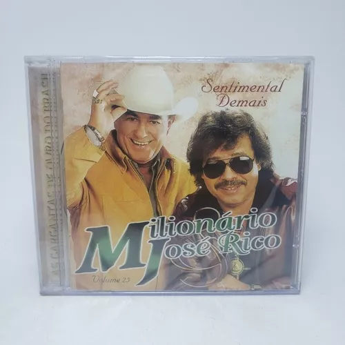 Cd Milionario e Jose Rico - Sentimental Demais Vol.25 (2000), Item de  Música Usado 81921835