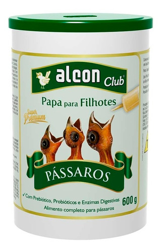 Papa Tratar Filhotes Pássaros Bico Papinha Curió Bicudo 600g