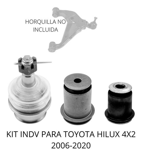 Kit Bujes Y Rotula Para Toyota Hilux 4x2 2006-2020