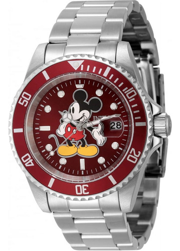 Reloj  Disney Mickey Mouse Limited Edition Para Hombre Con