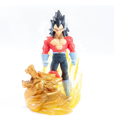 Dragon Ball Gashapon Imag Fig Vegeta Ssj4 1 Golden Toys