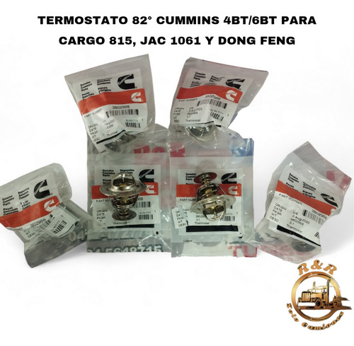 Termostato 82° Cummins 4bt/6bt Para Cargo 815, Jac 1061 