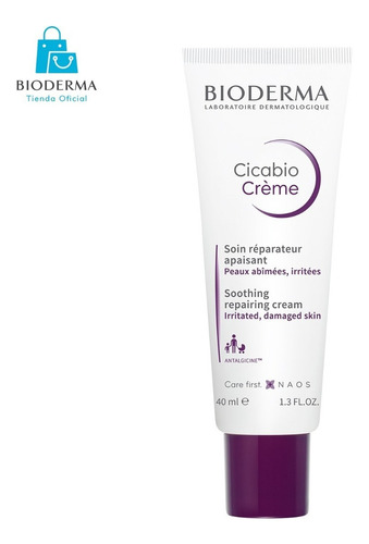 Bioderma Cicabio Crema Reparadora Calmante 40ml Tipo De Piel Dañada/irritada