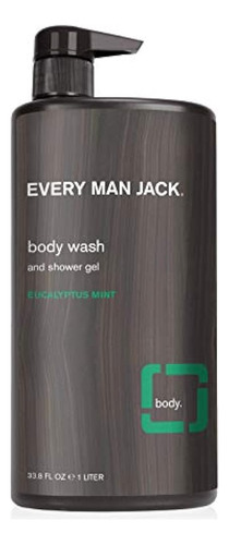 Cada Hombre Jack Body Wash Eucalipto Menta