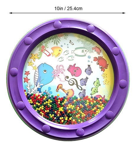 Sea Sound Drum Bead Ocean Plastic Educational Gentle Ocean
