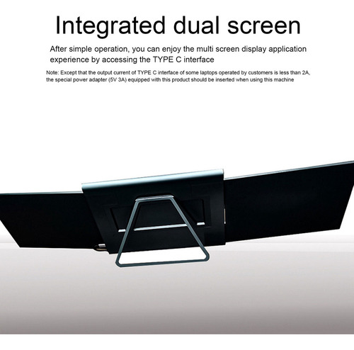 Extensor De Pantalla Dual For Computadora Portátil De 13.3