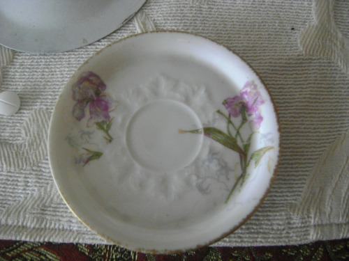 Antigua Platito Porcelana Limoges Pl France  