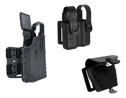 Coldre Black Ops G17 G19 G22 Beretta Apx + Kit Tab Lock