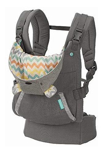 Infantino Abrazo Ergonómico Portador De Capucha, Gris