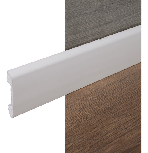 Zócalo Pvc Eps Anti Humedad Piso Vinilico Porcelanato 8cm