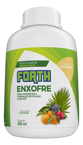 Forth Enxofre 500ml Concentrado Folhas E Futas
