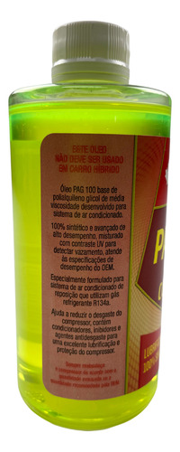 Óleo Compressor Ar Condicionado Pag 100 Com Contraste 250ml