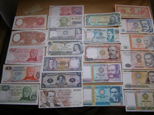 Coleccion 22 Unc, Billetes América Desde 1960