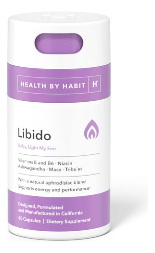 Health By Habit Libido Blend (60 Capsulas) - Mezcla Afrodisi