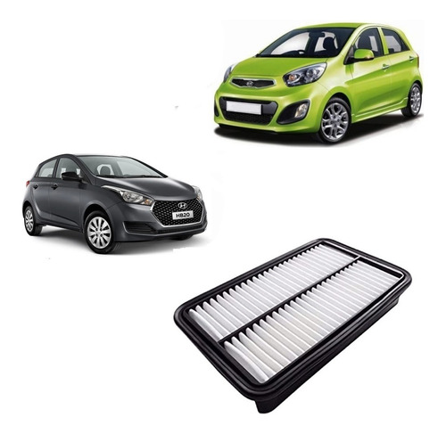 Filtro Ar  Picanto  Hb20 1.0 12v Flex 11 12 13 14